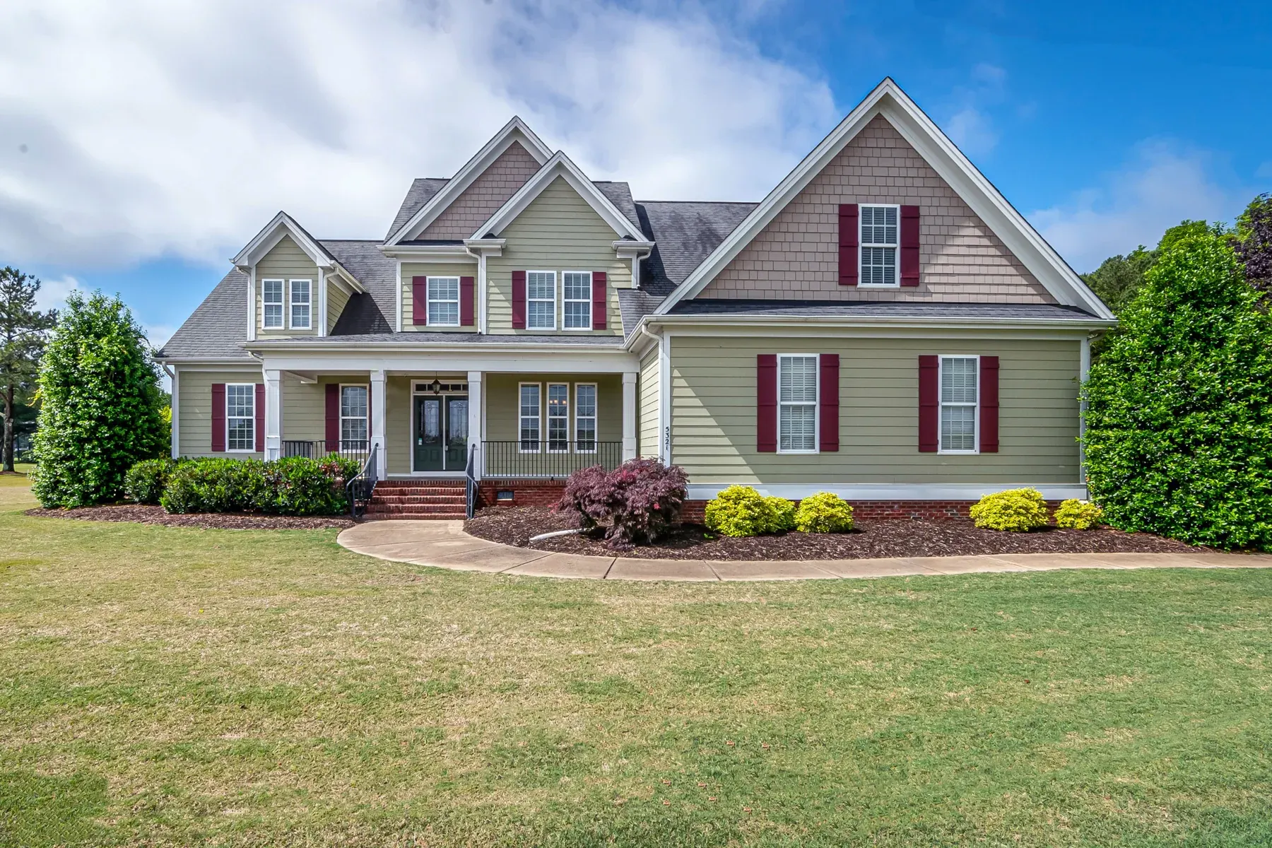A residential home in a leafy Southport neighborhood